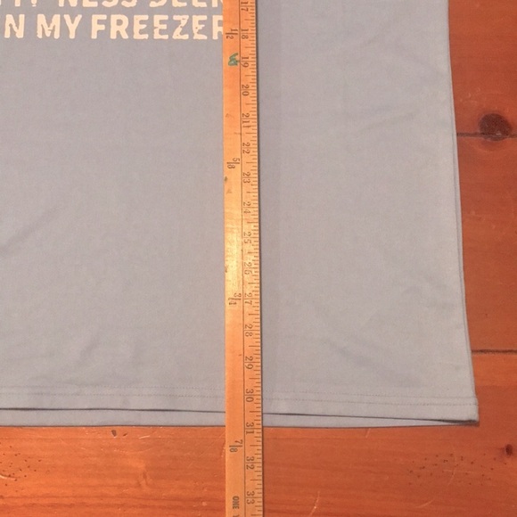 Deer print t-shirt, XL, a light blue color. - Picture 5 of 8